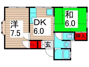 コ－ポ山本の物件間取画像